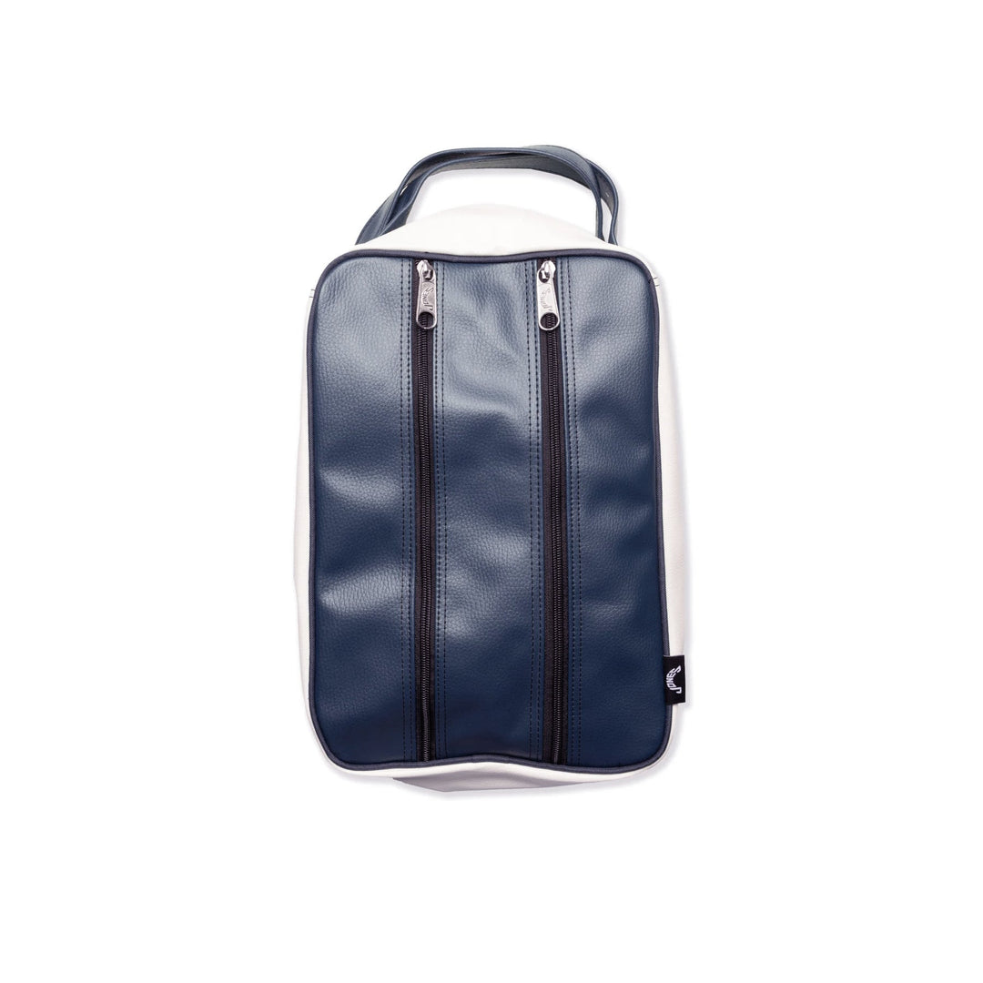 Virginia Classic Shoe Bag - Navy/White